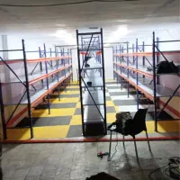 قفسه مغازه ایزی راک کارکرده پیچ و مهره ای کارکرده