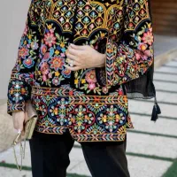 فروش مانتو مخمل مزون دوز