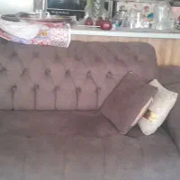 مبل راحتی ۸نفره تختخوابشوباجلومبلی و۳عددمیزعسلی