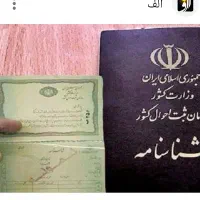مدارک شناسایی پیدا شده
