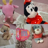 اسباب بازی عروسک  خارجی قابل شستشودرحدنو همه باهم