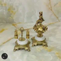 قندان و نمکدان برنز