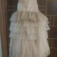 لباس توری عروس کودکانه