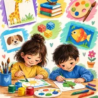 کلاس‌های تلفیقی زبان انگلیسی، نقاشی و خلاقیت