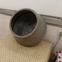 دیگ مسی قدیمی عتیقه