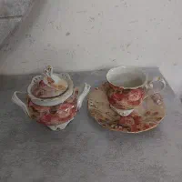سرویس چایخوری لمونژ کرم