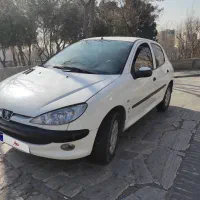 206 تیپ 5 سفید مدل92 کم کار واقعی کارمندی فنی بشرط