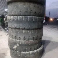 لاستیک لیفتراک با نوار و تیوپ