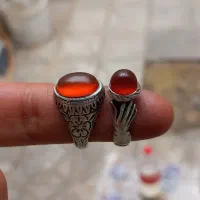انگشتر عقیق یمن و کلوخه آفریقا