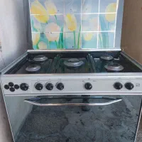 گاز  تکسان  فر دار بدون خط و خش