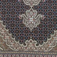 فرش دستبافت ماهی خوی جفت ۶متری سرمه ای|فرش|تبریز, |دیوار