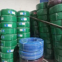 شیلنگ آب گاز کولری تراز صنعتی نخدار سبز مواد اعلا