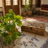 باکس چوبی منبت شده