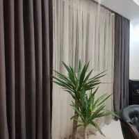 پرده تور طلاکوب
