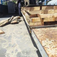 چوب گردو  کردستان ضخامت ۷ سانت رنگ تیره