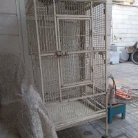 قفس پرنده بزرگ همراه با پایه