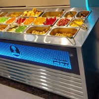 تاپینگ بستنی ایتالیایی بستنی یخچال فریزر