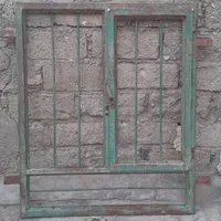 پنجره اهنی یک ونیم در دو|مصالح و تجهیزات ساختمان|امیدیه, |دیوار