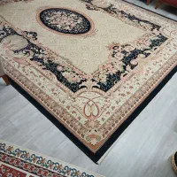 فرش ۱۲ متری ساعت دیواری  تابلو مبل نیم ست ۴ نفره