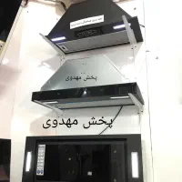 هود مخفی جک دار شیشه ای سینک گاز (توکار)