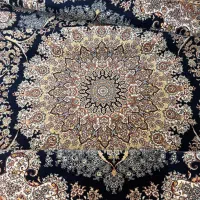 فرش 9 متری ماشینی سرمه ای