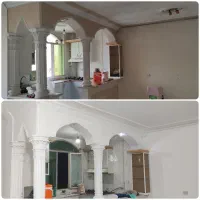 نقاشی ساختمان . رنگ آمیزی . رنگ کاری ساختمان