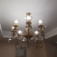 دو عدد لوستر کریستالی در حد نو