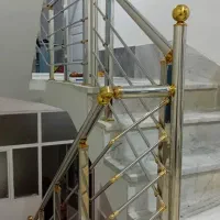 نرده استیل راه پله و حفاظ بالکن و پنجره