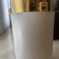 گلدان تک فایبر گلس دور طلایی