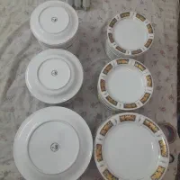 چینی گل سرمه ای مارک طوس