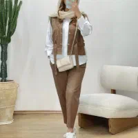 ست سه تیکه جلیقه و شلوار و شومیز