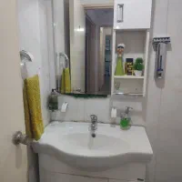 روشویی کابینت دار.وایینه هالوژن دار