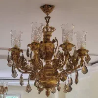 خریدار لوستر آبکاری طلا/لوستربرنزی/فروش