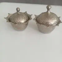قندان برنجی سفید
