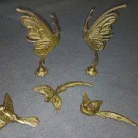پرنده وپروانه برنز