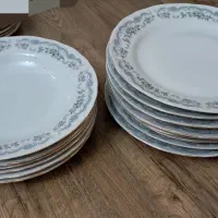 بشقاب غذا خوری و سوپ خوری