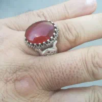 انگشتر عقیق یمنی وتسبیح عقیق