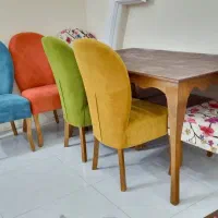 میز ناهارخوری ۶نفره پاستلی شیک