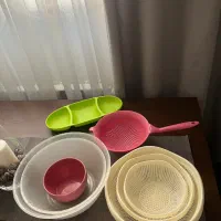 لگن و آبکش و سبد و اردو خوری پلاستیکی
