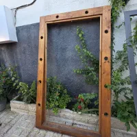 قاب چوبی آینه
