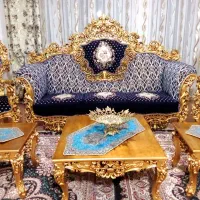 مبل سلطنتی 9نفره پنجه شیری درحدآک