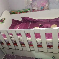 تخت گهواره شو با تشک و کمد