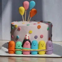 کیک تولد ، بنتو کیک (سفارش عجله ای)