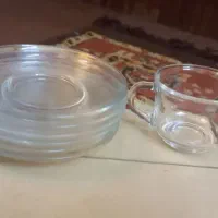 یک دست ۶ تایی استکان و نعلبکی نو