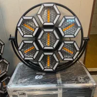 رقص نور زنبوری گرد بزرگ،رینگ لایت دار