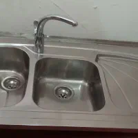 سینک دوقلو در حد نو