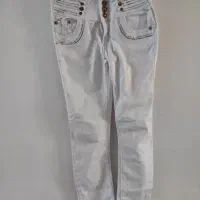 شلوار سفید دخترانه