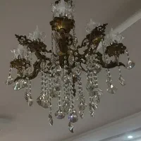 دو عدد لوستر برنزی
