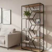 کتابخانه مدرن دکوری / استند فلزی