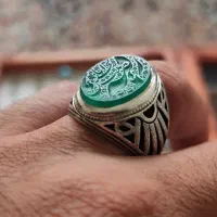 انگشتر عقیق خطی